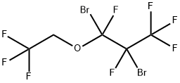 1,2-DIBROMOPENTAFLUOROPROPYL 2,2,2-TRIFLUOROETHYL ETHER Struktur