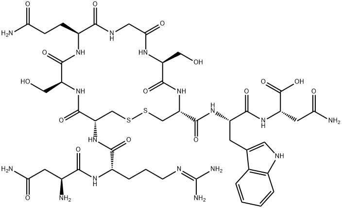 ASN-ARG-CYS-SER-GLN-GLY-SER-CYS-TRP-ASN Struktur