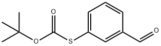 THIOCARBONIC ACID O-TERT-BUTYL ESTER S-(3-FORMYL-PHENYL) ESTER Struktur