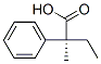 (S)-2-Methyl-2-phenylbutanoic acid Struktur