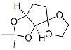 Spiro[4H-cyclopenta-1,3-dioxole-4,2-[1,3]dioxolane], tetrahydro-2,2-dimethyl-, cis- (9CI) Struktur