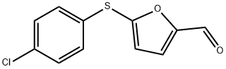 5-[(4-CHLOROPHENYL)SULFANYL]-2-FURALDEHYDE Struktur