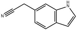 1H-Indole,6-acetonitrile Struktur