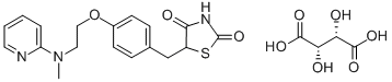 ROSIGLITAZONE D-TARTRATE Struktur