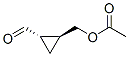 Cyclopropanecarboxaldehyde, 2-[(acetyloxy)methyl]-, (1S,2S)- (9CI) Struktur