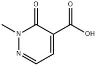 4-Pyridazinecarboxylicacid,2,3-dihydro-2-methyl-3-oxo-(9CI) Struktur