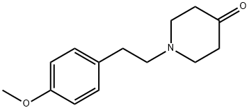 1-[2-(4-methoxyphenyl)ethyl]-4-piperidone  Struktur