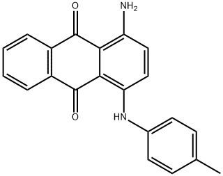 1-Amino-4-[(4-methylphenyl)amino]-9,10-anthracenedione Struktur