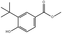 3-TERT-BUTYL-4-HYDROXYBENZOIC ACID METHYL ESTER Struktur