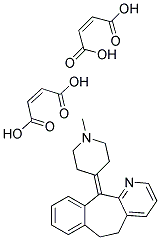 AZATADINE MALEATE (200 MG) Struktur