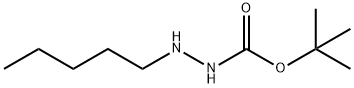 Hydrazinecarboxylic acid, 2-pentyl-, 1,1-dimethylethyl ester (9CI) Struktur