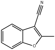 3-Benzofurancarbonitrile, Struktur