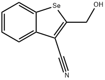 2-(Hydroxymethyl)benzo[b]selenophene-3-carbonitrile Struktur