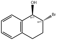 (1S,2R)-2-BROMO-1,2,3,4-TETRAHYDRO-NAPHTHALEN-1-OL Struktur