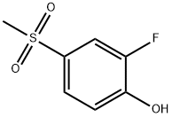 2-Fluoro-4-methylsulfonylphenol Struktur