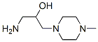 1-Piperazineethanol,-alpha--(aminomethyl)-4-methyl-(9CI) Struktur