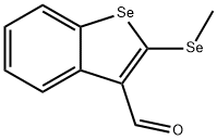 2-(Methylseleno)benzo[b]selenophene-3-carbaldehyde Struktur