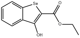 3-Hydroxybenzo[b]selenophene-2-carboxylic acid ethyl ester Struktur