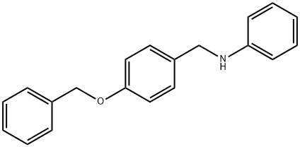 N-[4-(BENZYLOXY)BENZYL]-N-PHENYLAMINE Struktur