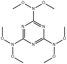 Hexamethylolmelamine  Struktur