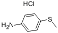 4-(METHYLMERCAPTO)ANILINE HYDROCHLORIDE Struktur