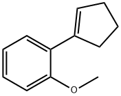 1-(1-Cyclopentenyl)-2-methoxybenzene Struktur