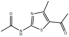 N-(5-acetyl-4-methyl-1,3-thiazol-2-yl)acetamide Struktur