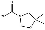 3-Oxazolidinecarbonyl chloride, 5,5-dimethyl- (9CI) Struktur