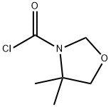 3-Oxazolidinecarbonyl chloride, 4,4-dimethyl- (9CI) Struktur