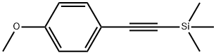 (4-METHOXYPHENYLETHYNYL)TRIMETHYLSILANE& Struktur