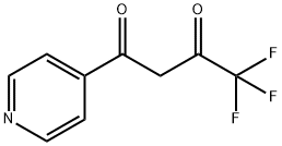 4,4,4-Trifluoro-1-(pyridine-4-yl)butane-1,3-dione Struktur