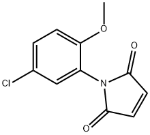 1-(5-CHLORO-2-METHOXY-PHENYL)-PYRROLE-2,5-DIONE Struktur