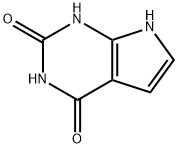 7H-Pyrrolo[2,3-d]pyrimidine-2,4-diol Struktur