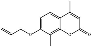 7-ALLYLOXY-4,8-DIMETHYL-CHROMEN-2-ONE Struktur