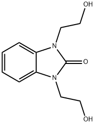 1,3-dihydro-1,3-bis(2-hydroxyethyl)-2H-benzimidazol-2-one  Struktur