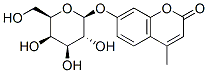 4-METHYLUMBELLIFERYL-BETA-D-GALACTOSIDE Struktur