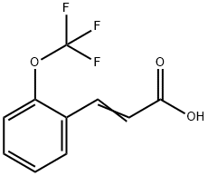 (2-(trifluoroMethoxy)phenyl)acrylic acid Struktur