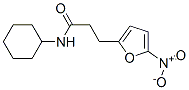 N-Cyclohexyl-5-nitro-2-furanpropanamide Struktur