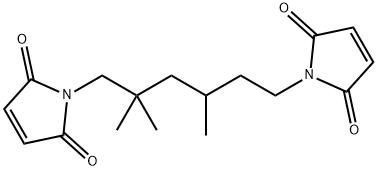 1,1'-(2,2,4-trimethylhexane-1,6-diyl)bis-1H-pyrrole-2,5-dione Struktur