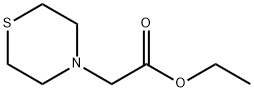 4-THIOMORPHOLINE ACETIC ACID, ETHYL ESTER Struktur