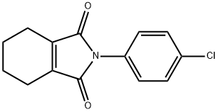 3,4,5,6-Tetrahydro-N-(4-chlorophenyl)phthalimide Struktur