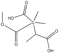 2-METHOXYCARBONYL-2-METHYL-SUCCINIC ACID DIMETHYL ESTER Struktur