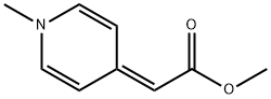 (1,4-Dihydro-1-methylpyridin-4-ylidene)acetic acid methyl ester Struktur