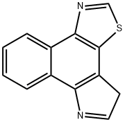 4H-Benzo[g]thiazolo[5,4-e]indole(9CI) Struktur