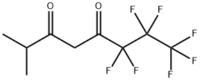 6,6,7,7,8,8,8-heptafluoro-2-methylocta-3,5-dione Struktur