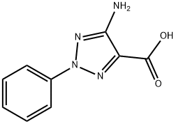 2H-1,2,3-Triazole-4-carboxylicacid,5-amino-2-phenyl-(9CI) Struktur