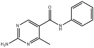 2-amino-4-methyl-N-phenyl-5-pyrimidinecarboxamide Struktur