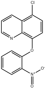 5-chloro-8-(2-nitrophenoxy)quinoline Struktur