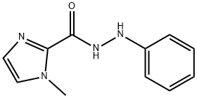 1-methyl-N'-phenyl-1H-imidazole-2-carbohydrazide Struktur