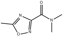 1,2,4-Oxadiazole-3-carboxamide,  N,N,5-trimethyl- Struktur